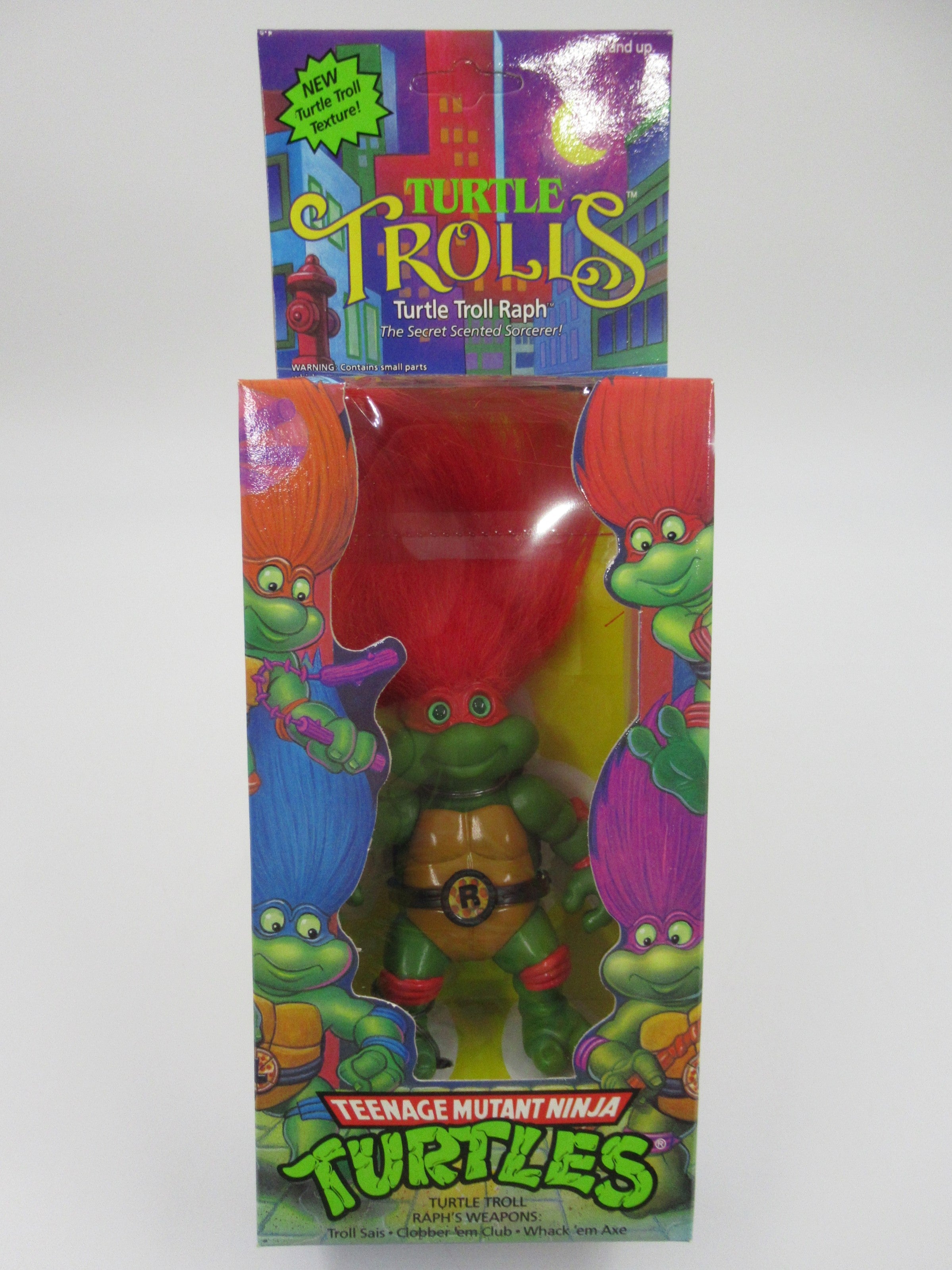 Teenage Mutant Ninja Turtles Turtle Trolls Raphael Figure TMNTs - Playmates (1993)